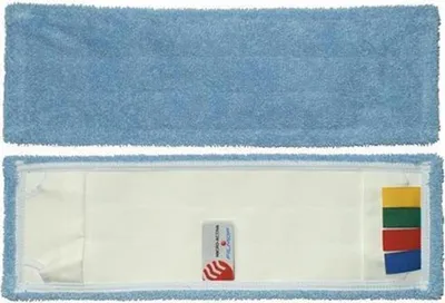 Produktbild von Wischmopp Microfasermopp Mikrofasermopp blau "Lifetime" 40 cm
