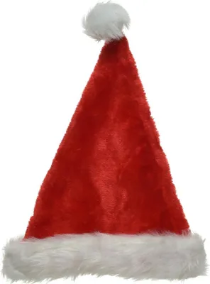 Produktbild von Luxus-Weihnachtsmütze mit 'Pelz' - Festliches Weihnachts-Accessoire