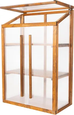 Image de Greenspot Origin Mini-serre - 80x42x121cm brun palissandre