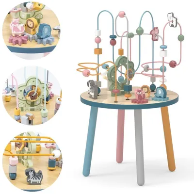 Image de Viga Polarb Table éducative en bois manipulatrice Montessori entrelacement