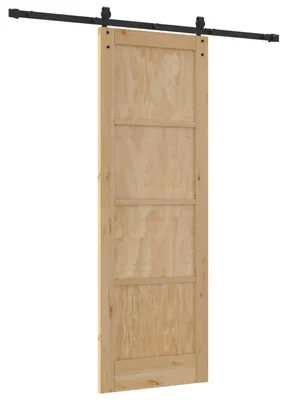 Produktbild von Schiebetür ORKDAL Natürlich und Schwarz 73,5 x 211 cm