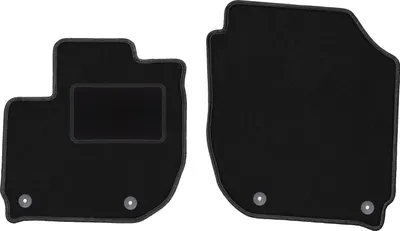 Immagine prodotto di Wielganizator tappetini auto velours anteriori adatto per Honda HR-V II (2014-2018, crossover) neri, set 2 pz, con fissaggi