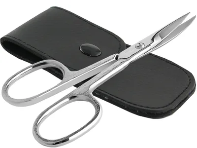 Image de Ciseaux à ongles professionnels de Solingen – Qualité supérieure avec lame incurvée – Lames ultra-tranchantes. Fabriqués en Allemagne, étui inclus.