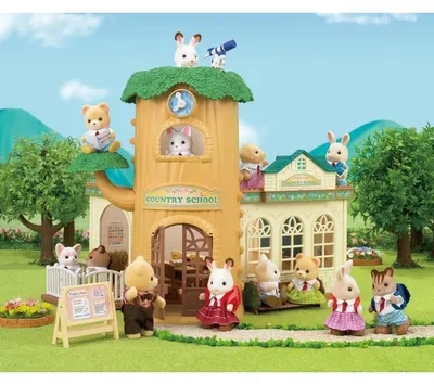 Immagine prodotto di Sylvanian Families 5105 Scuola vicino all'albero