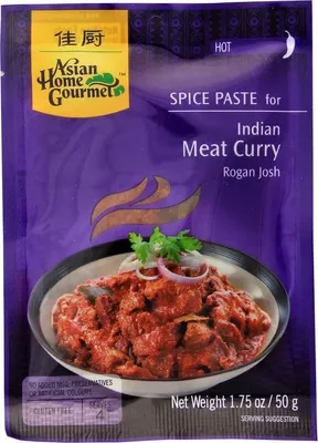 Produktbild von [ 50g ] ASIAN HOME GOURMET Würzpaste für Indisches Curryfleisch Rogan Josh