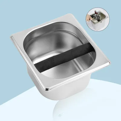 Obrázek produktu pro Nerezový držák kontejneru Knock Box Tool Accessory pro profesionální kávovar Machine