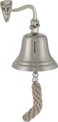 Produktbild von Glocke maritim als Schiffsglocke für Boote & Yachten, Eingangs- & Türglocke Haus & Garten oder Dekoglocke Wohnmobil Größe: 150 mm