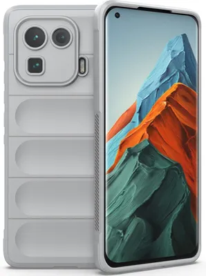 Produktbild von Xiaomi Mi 11 Pro Hülle, Weich TPU Silikon Stossfest Anti-rutsch Schutzhülle für Xiaomi Mi 11 Pro Grau