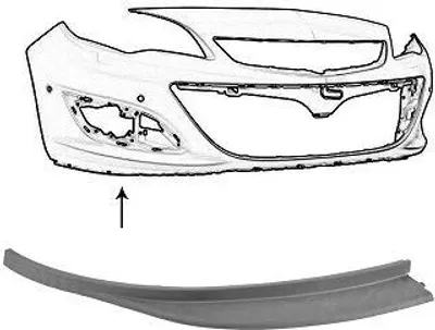 Produktbild von VAN WEZEL Spoilerlippe 3753501 Vorne Links für OPEL Astra J Sports Tourer (P10)