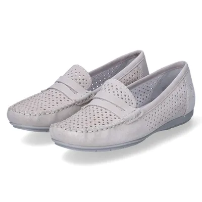 Produktbild von Rieker Damen Slipper Beige Rauleder Größe:38