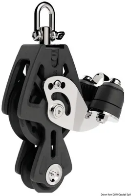 Produktbild von Synchro 60 Fiddleblock mit Klemmschäkel - Osculati 68.337.61