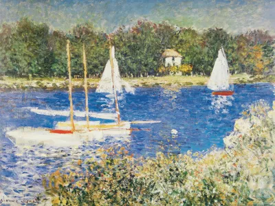 Obrázok produktu pre Claude Monet Art Print Obraz - Povodie Seiny v Argenteuil, 1874 (60 x 80 cm)