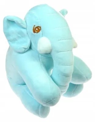Obrázek produktu pro Bez značky Plyšový slon mazlík měkká hračka 22cm