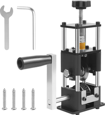 Produktbild von Elektrischer Kabelabzieher, Handkurbelbetrieb, einstellbare Abzugtiefe, geeignet für verschiedene Drahttypen, schwarz