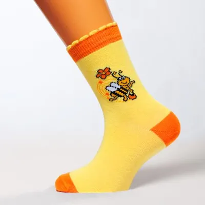 Produktbild von Socken Biene gelb Größe 35, 36, 37, 38