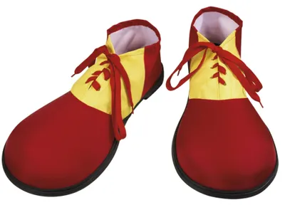 Productafbeelding van Grote Rode Clownschoenen voor Volwassenen