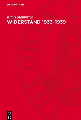 Produktbild von Widerstand 1933-1939