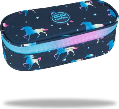 Produktbild von Piórnik owalny Coolpack campus blue unicorn