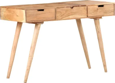Produktbild von vidaXL Schminktisch mit Spiegel 112x45x76 cm Akazie Massivholz