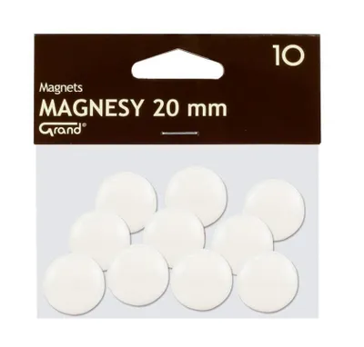 Image de Aimant 20 mm blanc (10 pcs)