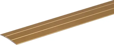 Produktbild von Alberts Übergangsprofil | selbstklebend | Aluminium, goldfarbig eloxiert | 900 x 38 mm