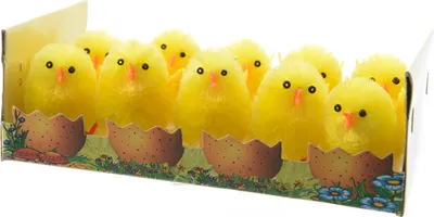 Produktbild von Veľkonočné kuriatka žinylka 4cm, 10 kusov