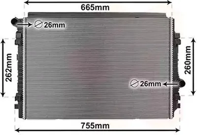 Image de VAN WEZEL 03012711 : Radiateur de refroidissement moteur, compatible avec :
* VW Golf VII berline (5G1, BQ1, BE1, BE2)
* VW Passat Variant (3G5, CB5)
* VW Golf VII Variant
* AUDI (modèles compatibles)
