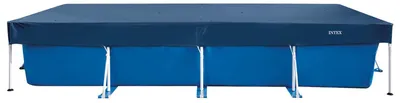 Immagine prodotto di INTEX 28080 Telo di copertura Deluxe rettangolare 460x226 cm Copertura per piscina con sporgenza