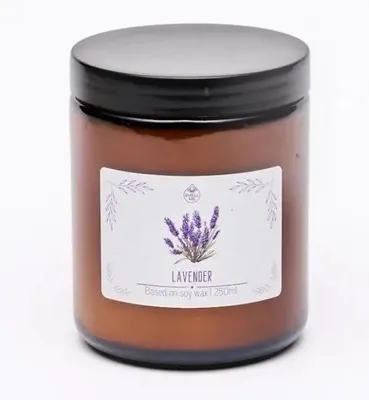 Image de Bougie parfumée à la lavande 250ml