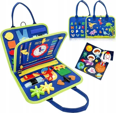 Imagen del producto de Tablero Sensorial Montessori Xxl. Tablero Educativo. Aprendizaje