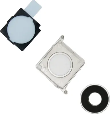 Produktbild von iPhone XR Kameralinse Set Back Camera Glas Linse Halterung Dichtung Neu Silber