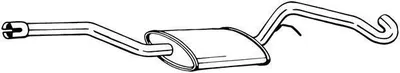 Produktbild von BOSAL 284-813 Mittelschalldämpfer Schalldämpfer für FORD Kuga Mk2 (DM2) KUGA II Van
