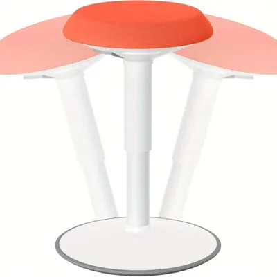 Produktbild von Friseurstuhl - Arbeitshocker - Friseursaloonstuhl - Drehstuhl - Sattelhocker - Verstellbare Sitzhöhe: 54-79 cm