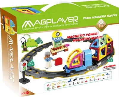 Produktbild von Magnetisches Konstruktionsspiel – 68 Teile