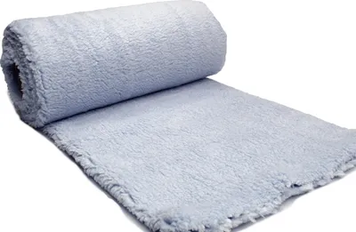 Obrázek produktu pro Minky Sherpa jehněčí Umělá kožešina světle modrá 50x160 cm