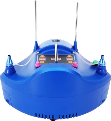 Produktbild von Automatische Ballonpumpe, elektrisch, 1200 W, 220 V EU-Stecker, 4 Düsen, mengengesteuertes Aufpumpen