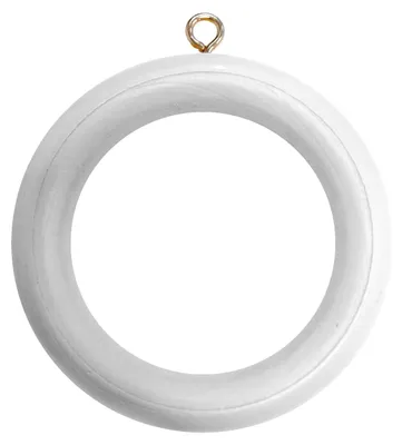 Obrázek produktu pro Bulk Hardware bh05954: Dřevěné kroužky na závěsy s šroubem, vnitřní průměr 4 mm