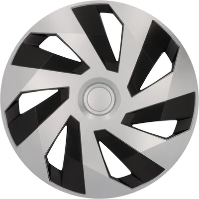 Obrázok produktu pre Lemy kolies Cartrend Flow 35 cm (14 palcov) strieborná čierna 4 kusy