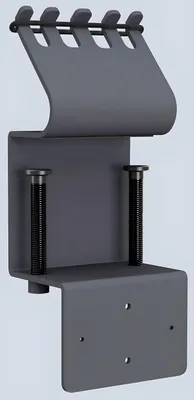 Obrázek produktu pro Kindermann CablePort Butler, Držák na kabely, Stůl, Kov, Černá