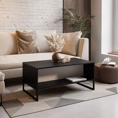 Produktbild von MOONLIGHT Couchtisch Schwarz + kaschmir