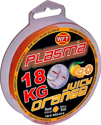 Produktbild von WFT KG Plasma round 150m geflochtene Schnur 0,08mm-0,36mm, Durchmesser:0.31mm, Farbe:Orange