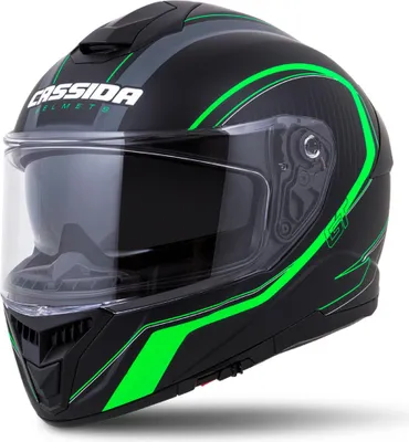 Immagine prodotto di casco integrale GT 2.0 Reptyl, CASSIDA (nero/verde/bianco, taglia S)
