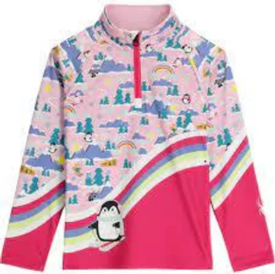Produktbild von Spyder Reflect 1/2 Zip Longsleeve - Skipullover für Mädchen - Grösse 104
