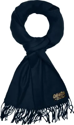 Image de BRUBAKER Écharpe Cashmirillo - env. 30 x 180 cm de long, chaude et douillette - Écharpe d'hiver douillette - Écharpe avec franges pour femmes et hommes, bleu foncé