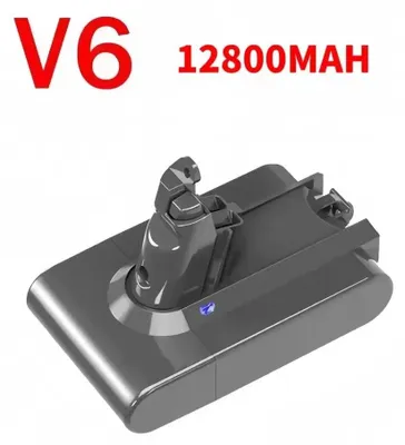 Zdjęcie produktu dla Akumulator do odkurzacza - zamienny akumulator V6 - 12800 mAh - litowo-jonowy - wielokrotnego ładowania - duża pojemność