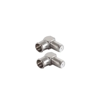 Immagine prodotto di 2x Adattatore angolare F-Quick da spina F a presa F