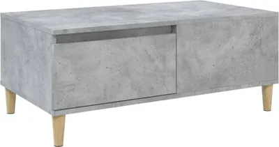 Obrázek produktu pro vidaXL Konferenční stolek Concrete Grey 90x50x36,5 cm Dřevěný materiál