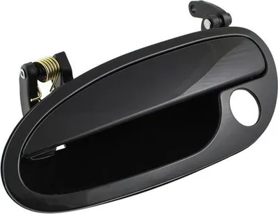 Zdjęcie produktu dla Czarna klamka zewnętrzna z otworem, lewa przednia, do Opel Omega B 1994-2003