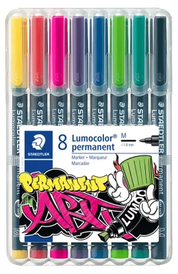 Produktbild von STAEDTLER Lumocolor Permanent-Marker 317M 8er Etui 317 WP8-1