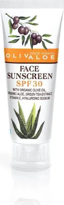 Produktbild von OLIVALOE 00163 - Gesichts-Sonnenschutz 75ml LSF 30, Naturkosmetik von Kreta